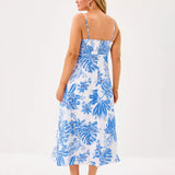 Jorgian Linen Midi Dress