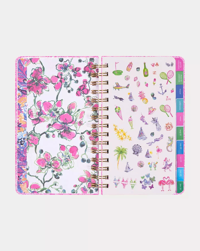 2025 - 2026 17 Month Medium AgendaHeartland Retail ItemsLIFEGUARD PRESSThe Printed Peach Savannah