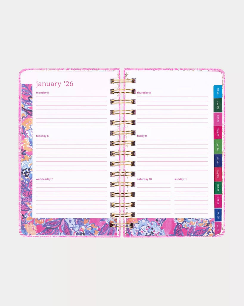 2025 - 2026 17 Month Medium AgendaHeartland Retail ItemsLIFEGUARD PRESSThe Printed Peach Savannah