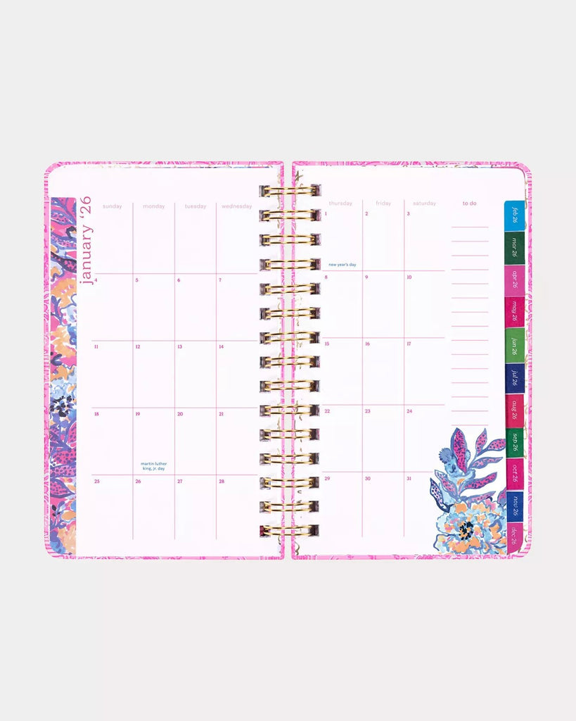 2025 - 2026 17 Month Medium AgendaHeartland Retail ItemsLIFEGUARD PRESSThe Printed Peach Savannah