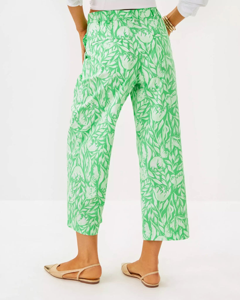 25" Mandalay Wide Leg Crop PantWomens - Bottoms - PantsLILLY PULITZERThe Printed Peach Savannah