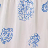 Zanna Embroidered Cotton Midi Dress