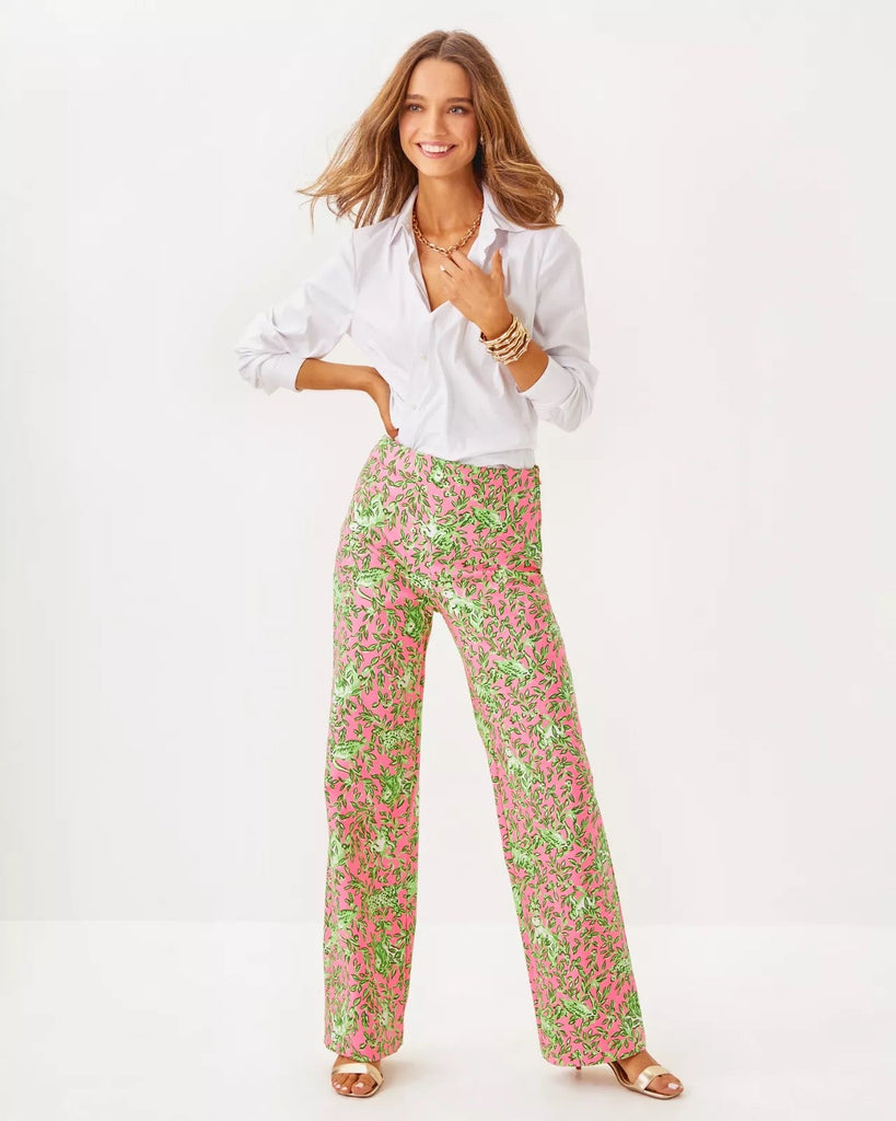 32" Ellamarie PantHeartland Retail ItemsLILLY PULITZERThe Printed Peach Savannah