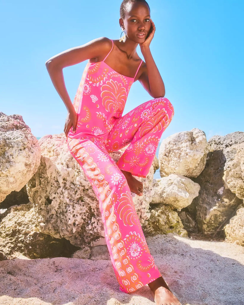32" Vianna Silk Palazzo PantHeartland Retail ItemsLILLY PULITZERThe Printed Peach Savannah