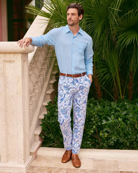34" Men's Stuff Mizner PantHeartland Retail ItemsLILLY PULITZERThe Printed Peach Savannah