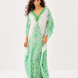 Marilla Silk Maxi Caftan