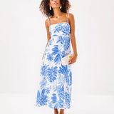 Jorgian Linen Midi Dress