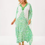 Marilla Silk Maxi Caftan
