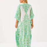 Marilla Silk Maxi Caftan