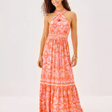 Montecito Halter Maxi Dress