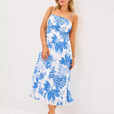 Jorgian Linen Midi Dress