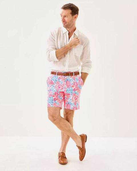 8" Men's Stuff Volk Stretch ShortHeartland Retail ItemsLILLY PULITZERThe Printed Peach Savannah