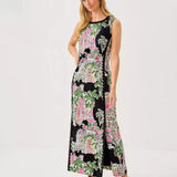 Darlene Stretch Maxi Shift Dress