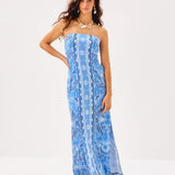 Noa Strapless Maxi Dress