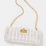 Leena Wicker Clutch