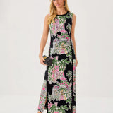 Darlene Stretch Maxi Shift Dress