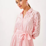 Amrita 3/4 Sleeve ShirtdressHeartland Retail ItemsLILLY PULITZERThe Printed Peach Savannah