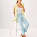 Annet High Rise Crop FlareHeartland Retail ItemsLILLY PULITZERThe Printed Peach Savannah