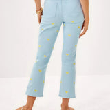 Annet High Rise Crop FlareHeartland Retail ItemsLILLY PULITZERThe Printed Peach Savannah