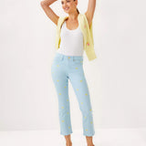 Annet High Rise Crop FlareHeartland Retail ItemsLILLY PULITZERThe Printed Peach Savannah