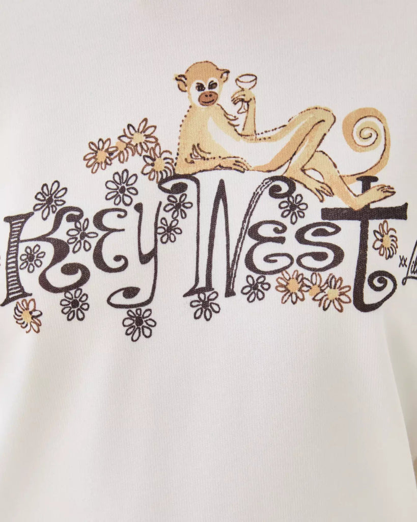 Ballad Cotton SweatshirtWomens - Tops - Sweatshirts & PopoversLILLY PULITZERThe Printed Peach Savannah
