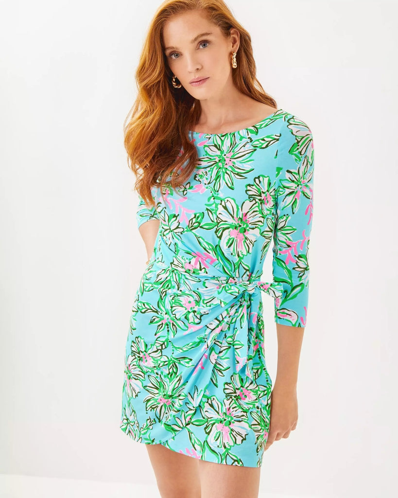 Blaise 3/4 Sleeve RomperWomens - RompersLILLY PULITZERThe Printed Peach Savannah