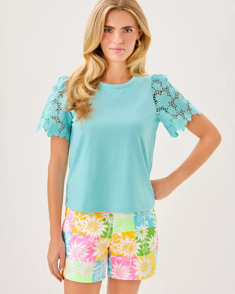Callahan Stretch ShortHeartland Retail ItemsLILLY PULITZERThe Printed Peach Savannah