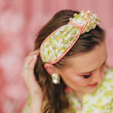 Chartreuse and Blush Jacquard HeadbandHeartland Retail ItemsBrianna CannonThe Printed Peach Savannah