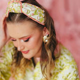 Chartreuse and Blush Jacquard HeadbandHeartland Retail ItemsBrianna CannonThe Printed Peach Savannah