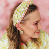 Chartreuse and Blush Jacquard HeadbandHeartland Retail ItemsBrianna CannonThe Printed Peach Savannah