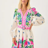 Chyanna V - Neck DressWomens - DressesLILLY PULITZERThe Printed Peach Savannah