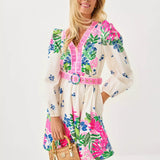 Chyanna V - Neck DressWomens - DressesLILLY PULITZERThe Printed Peach Savannah