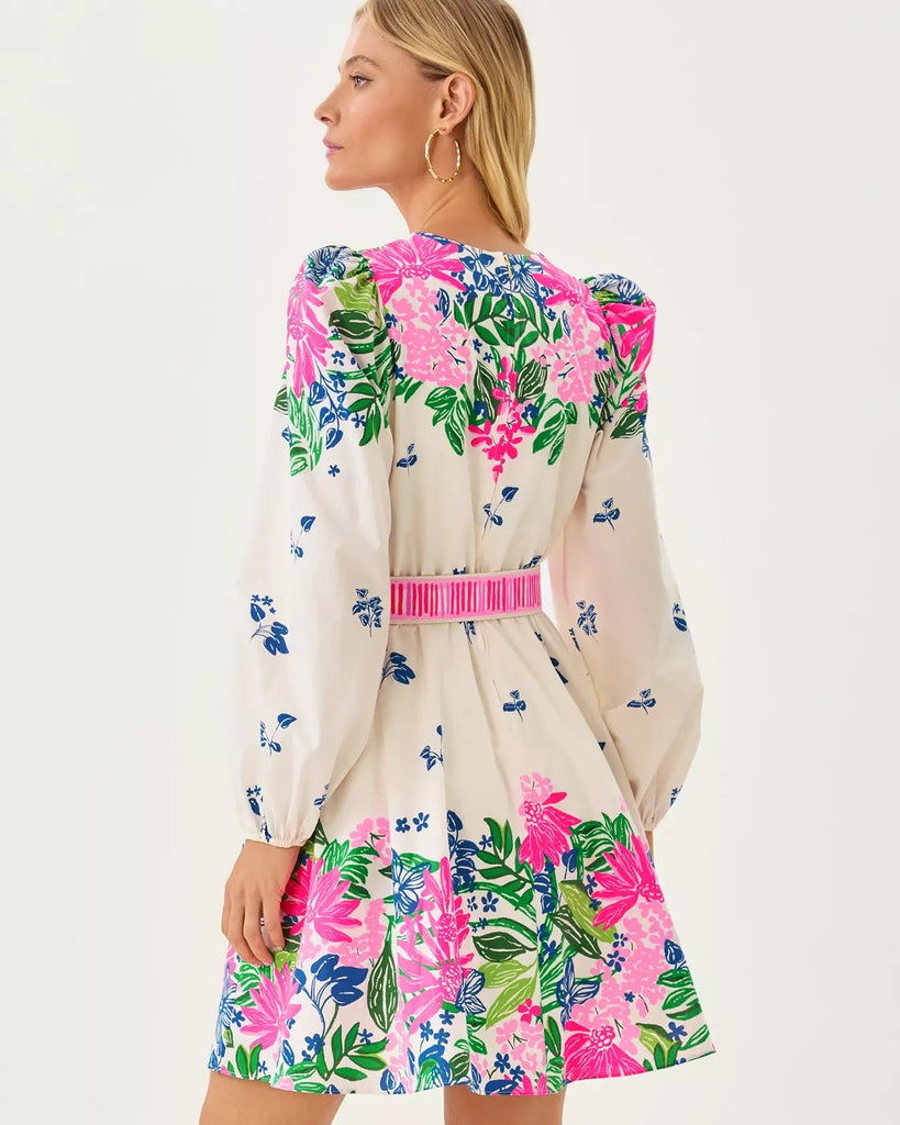 Chyanna V - Neck DressWomens - DressesLILLY PULITZERThe Printed Peach Savannah