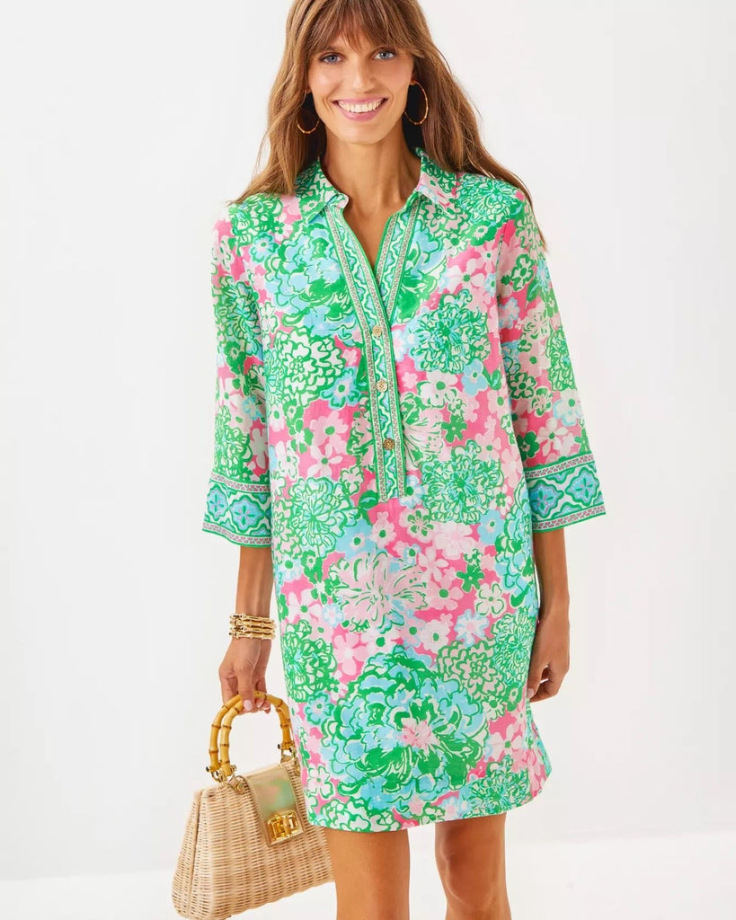 Daphnie Tunic DressHeartland Retail ItemsLILLY PULITZERThe Printed Peach Savannah
