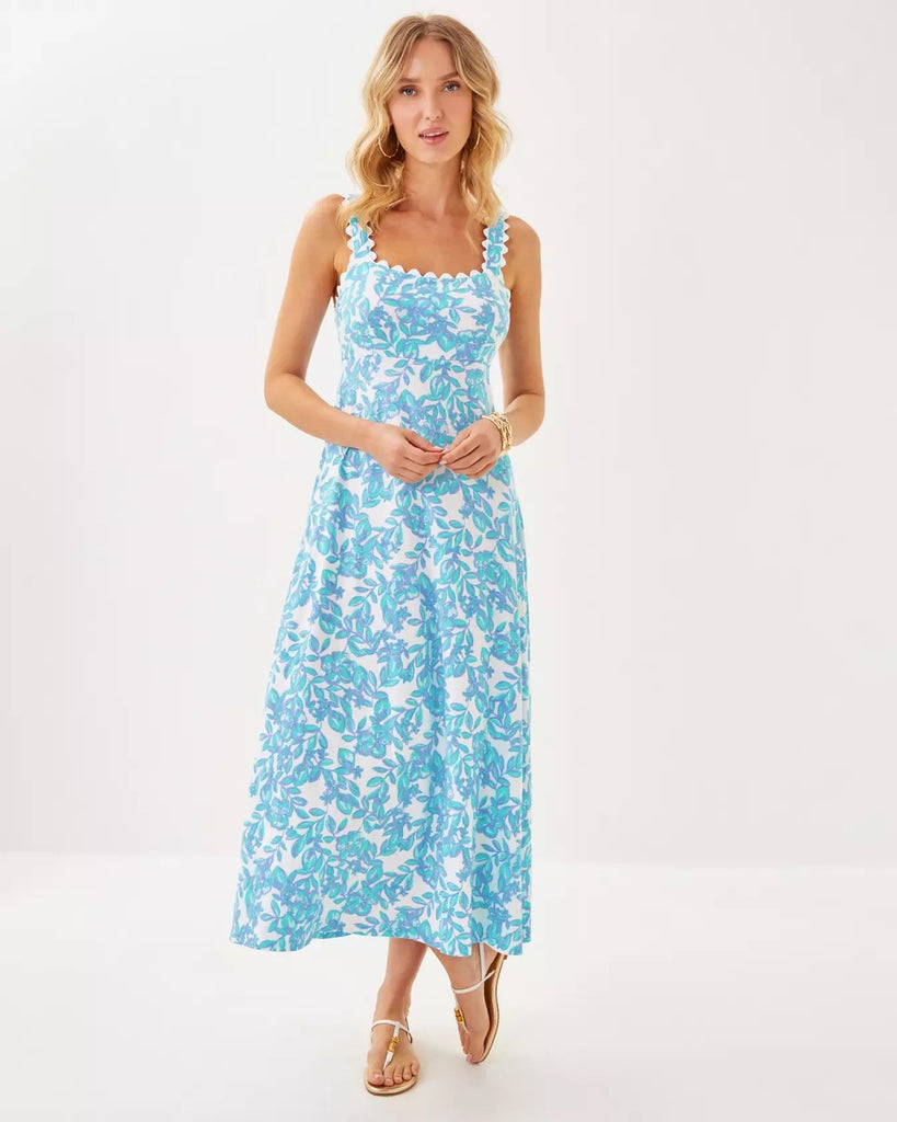Dwyer Midi DressHeartland Retail ItemsLILLY PULITZERThe Printed Peach Savannah