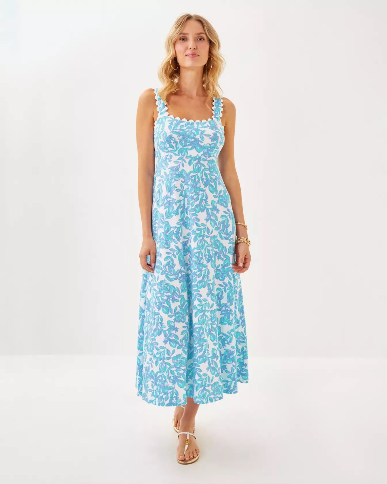 Dwyer Midi DressHeartland Retail ItemsLILLY PULITZERThe Printed Peach Savannah
