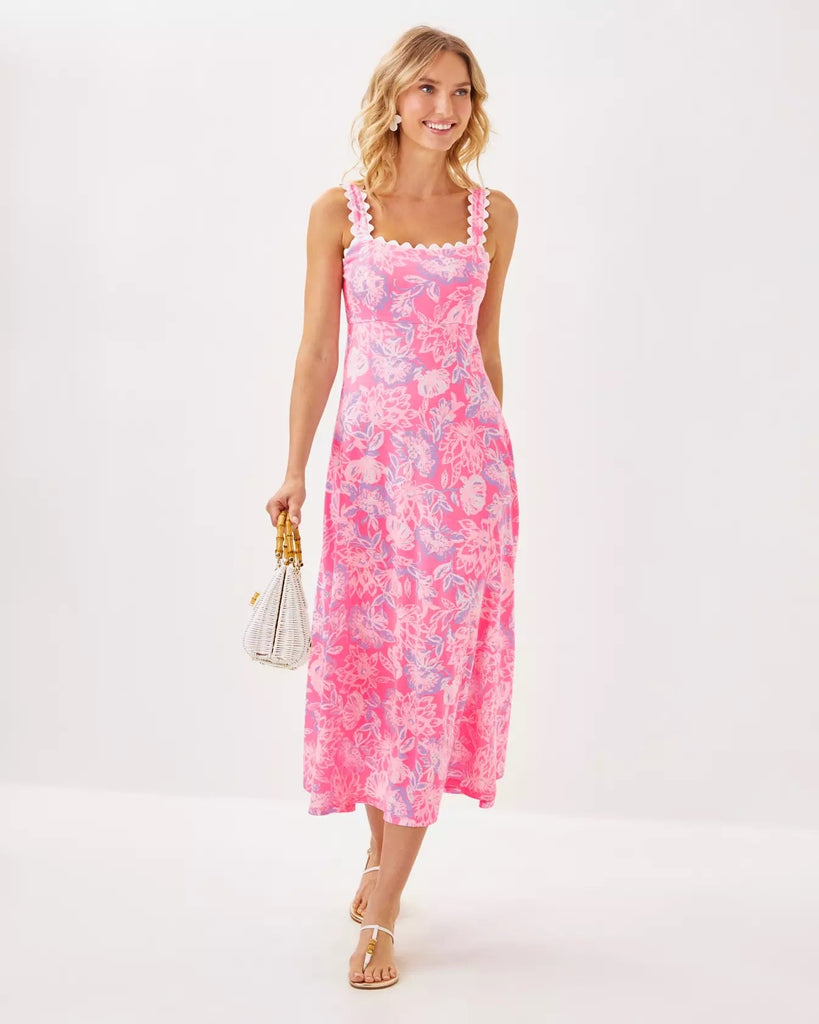 Dwyer Midi DressHeartland Retail ItemsLILLY PULITZERThe Printed Peach Savannah