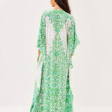 Marilla Silk Maxi Caftan