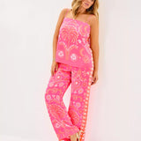 32" Vianna Silk Palazzo Pant