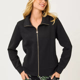 Eleni Zip - Up JacketWomen - Loungewear - TopsLILLY PULITZERThe Printed Peach Savannah