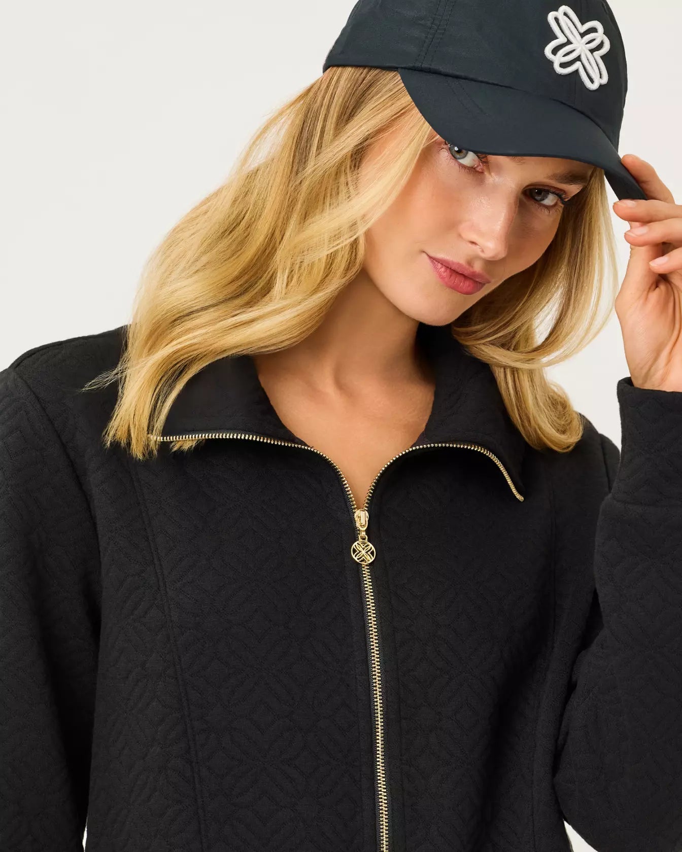 Eleni Zip - Up JacketWomen - Loungewear - TopsLILLY PULITZERThe Printed Peach Savannah