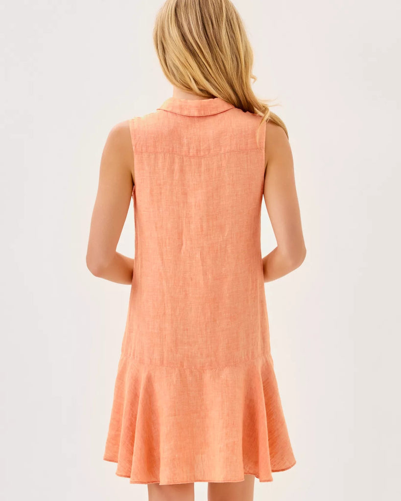 Ellowyn Linen DressWomens - DressesLILLY PULITZERThe Printed Peach Savannah