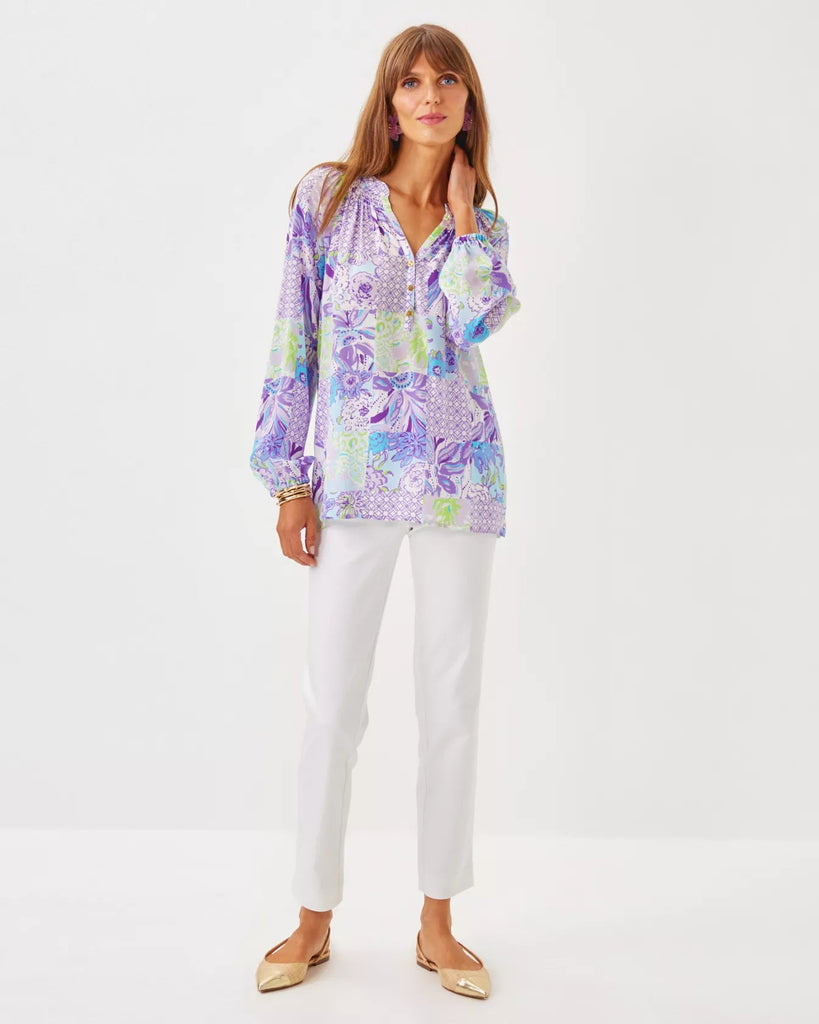 Elsa TopLILLY PULITZERThe Printed Peach Savannah
