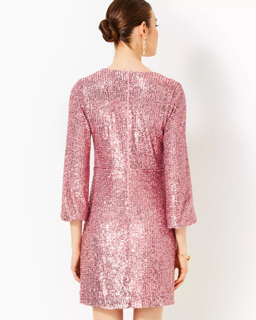 Estrella Sequin DressHeartland Retail ItemsLILLY PULITZERThe Printed Peach Savannah