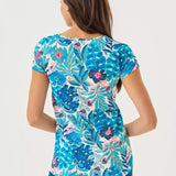 Etta Scoop Neck TopWomens - Tops - TeesLILLY PULITZERThe Printed Peach Savannah