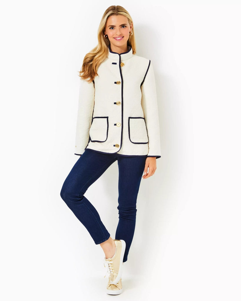 Georgine Quilted JacketHeartland Retail ItemsLILLY PULITZERThe Printed Peach Savannah