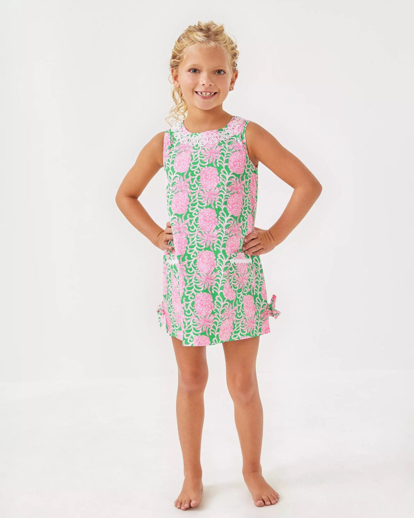 Girls Little Lilly Classic Shift DressHeartland Retail ItemsLILLY PULITZERThe Printed Peach Savannah