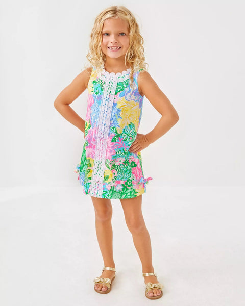Girls Little Lilly Classic Shift DressHeartland Retail ItemsLILLY PULITZERThe Printed Peach Savannah