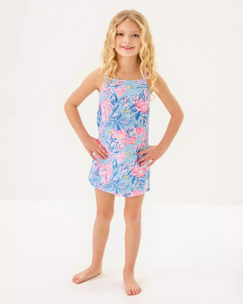 Girls Mini Kyleigh DressHeartland Retail ItemsLILLY PULITZERThe Printed Peach Savannah