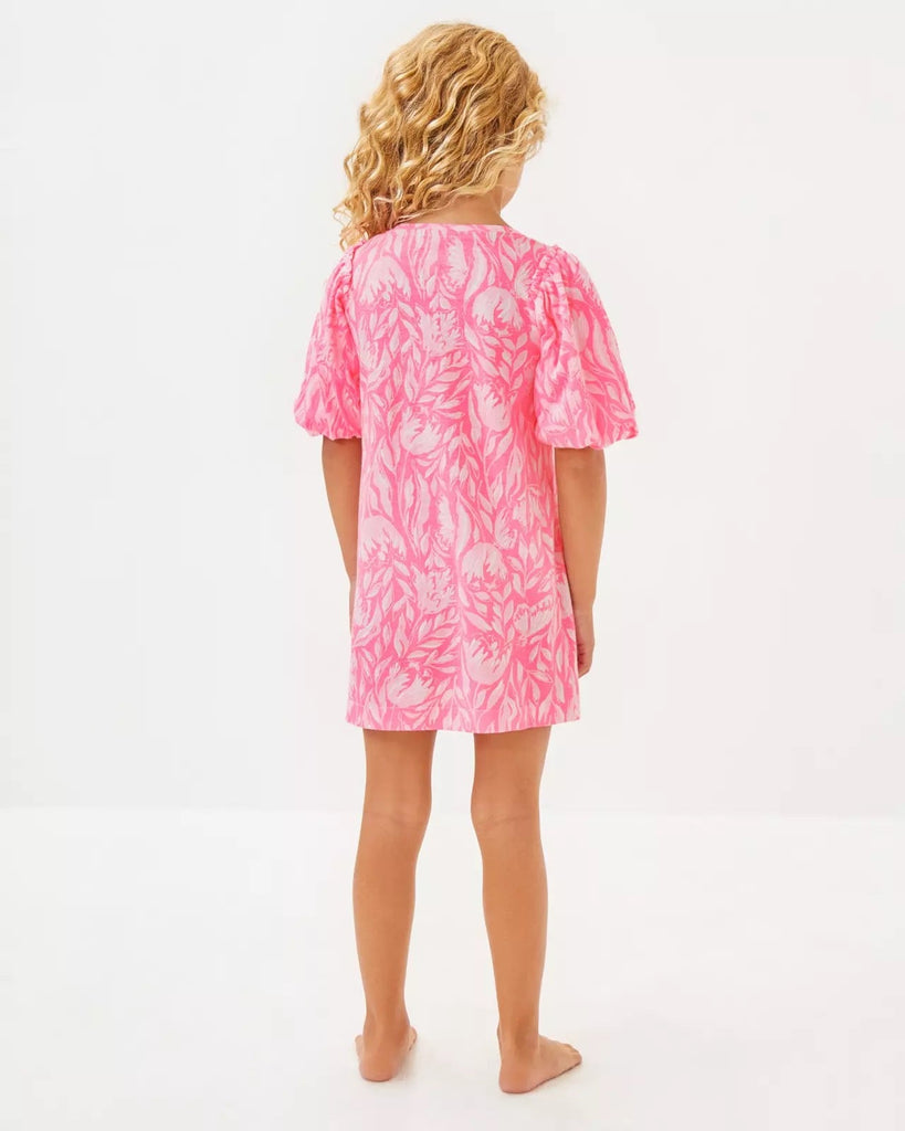 Girls Mini Mercer DressHeartland Retail ItemsLILLY PULITZERThe Printed Peach Savannah